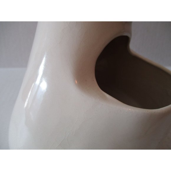 *Vintage Ceramic Madonna and Child Planter Cream Matt Finish Decorative - Picture 7 of 10